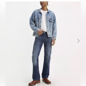 527 Levi's Men's Indigo Bootcut Jeans